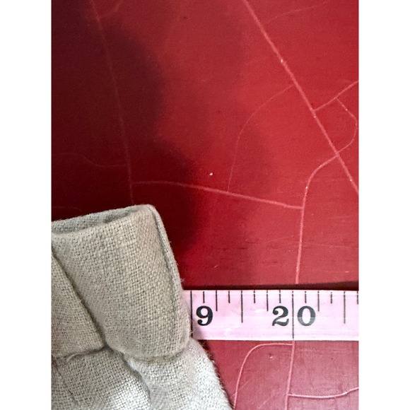 J Jill Love Linen Pants L Beige Elastic Waist Pull On Crop Ankle 100% Linen - Picture 9 of 12